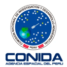 Comisión Nacional de Investigación y Desarrollo Aeroespacial logo